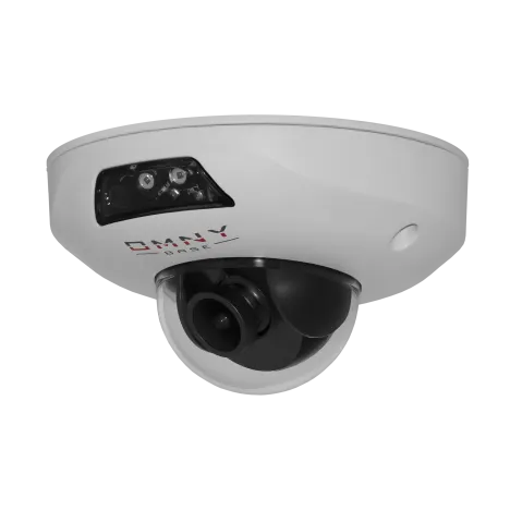 IP камера OMNY BASE miniDome4A-WDS миникупольная 4Мп (2592x1520) 20к/с, 1.7мм, F2.0, 802.3af A/B, 12±1В DC, ИК до 15м, встр. микр, WDR 120dB, MicroSD