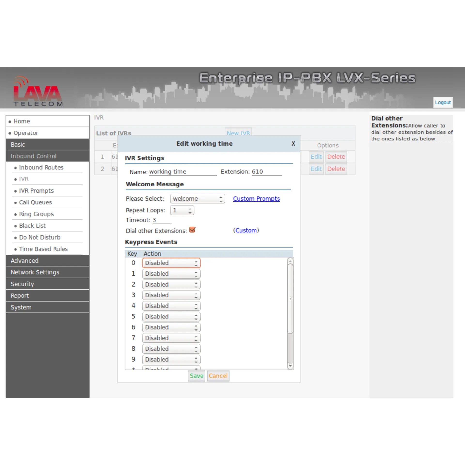 IP АТС  LAVoice-100, базовый блок