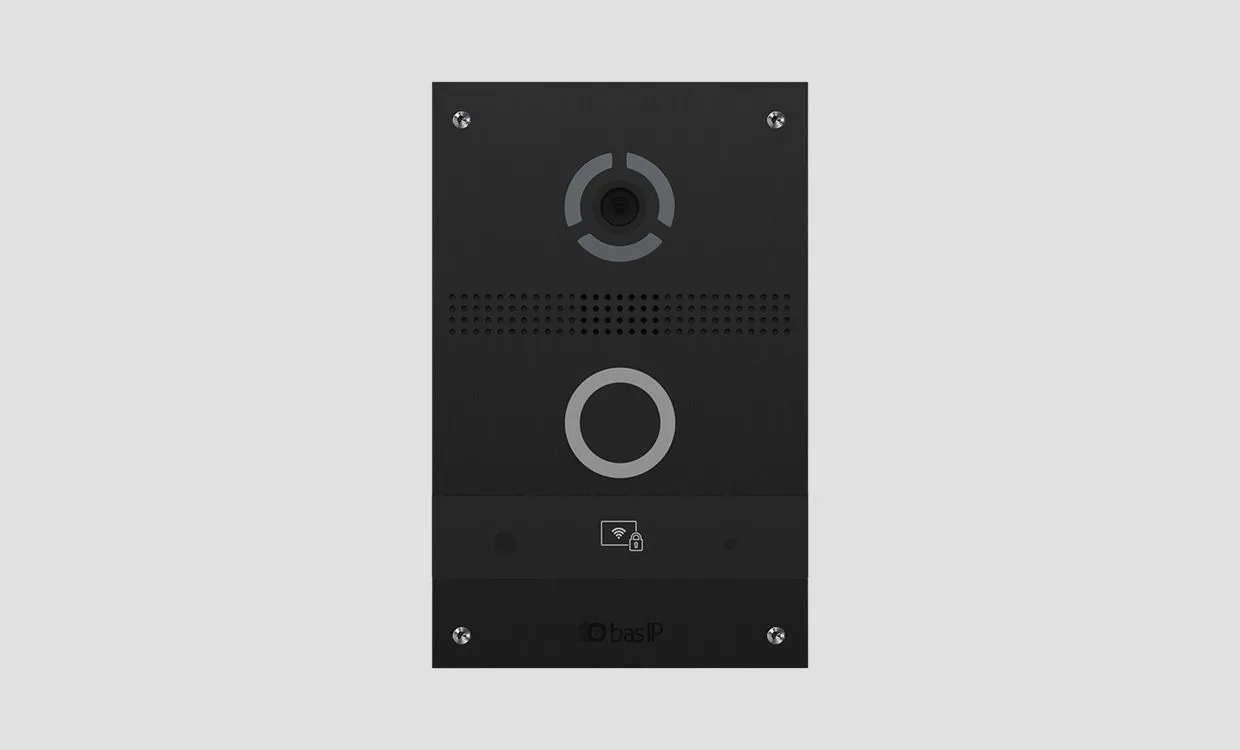 IP вызывная панель BAS-IP AV-08FT SILVER / BLACK