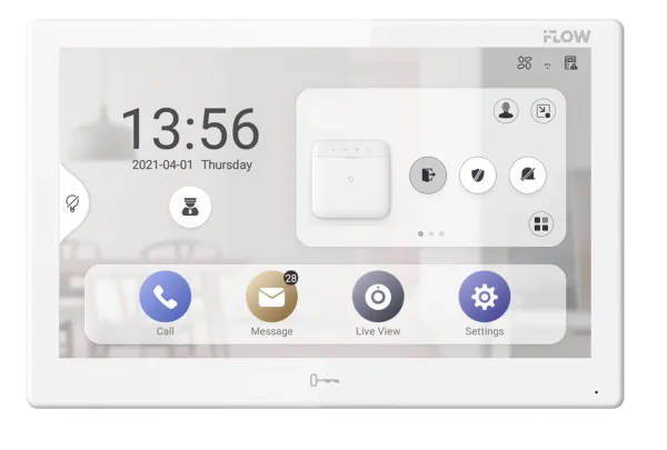 IP видеодомофон iFLOW F-VI-3561IPWE1 10“ ОС Android 10.0