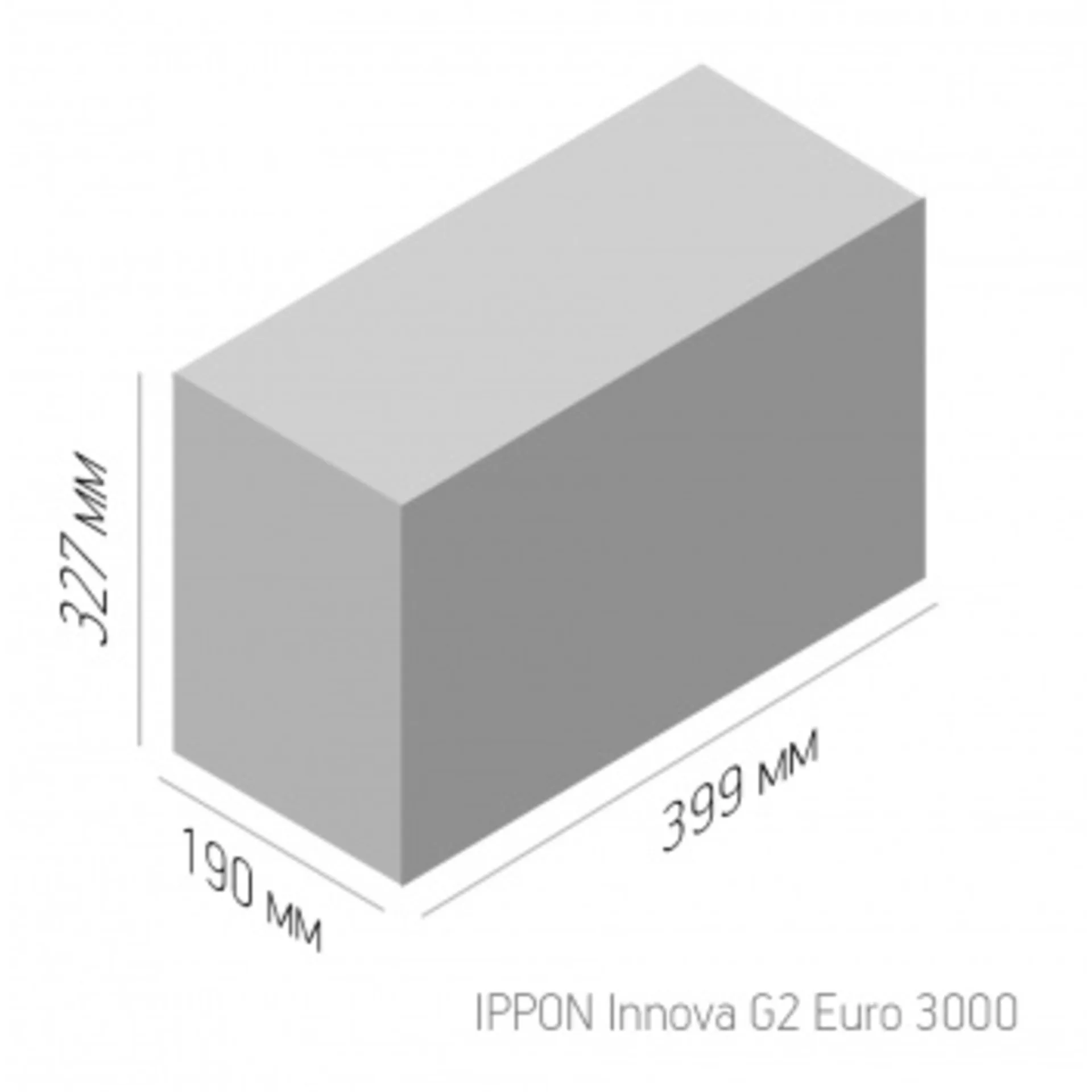 Источник бесперебойного питания Ippon Innova G2 Euro 3000 2700Вт 3000ВА черный