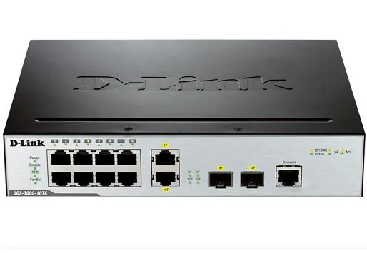 Коммутатор D-Link DL-DGS-3000-10TC/DC/A1A