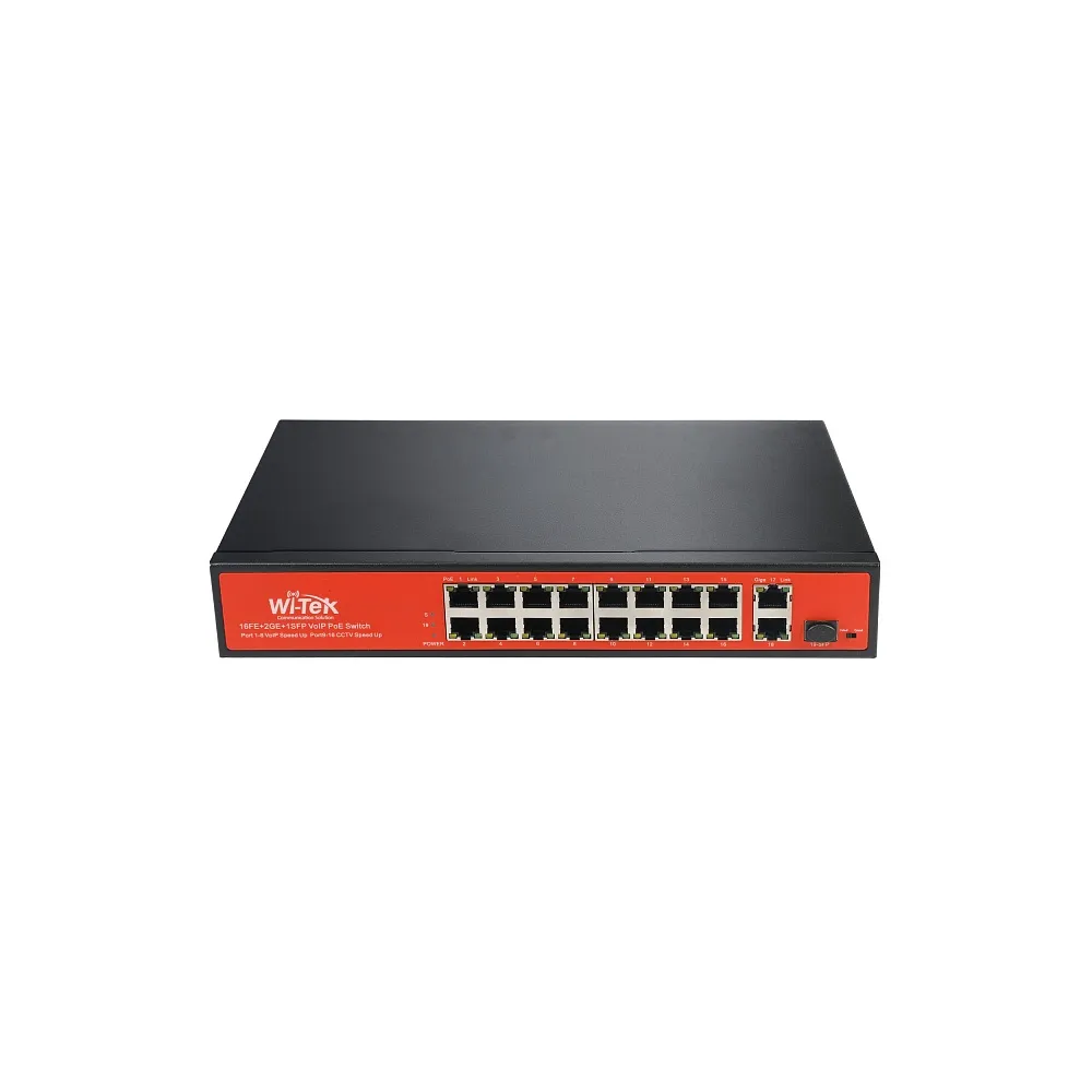 Коммутатор неуправляемый Wi-Tek PS518GV
