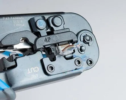Jonard UC-864 - кримпер для обжима коннекторов RJ 45, RJ 22, RJ 12,  RJ 11 (6 в 1)