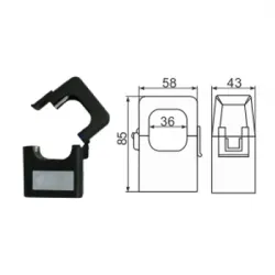 Трансформатор тока XH‐SCT‐T36 600A/100mA