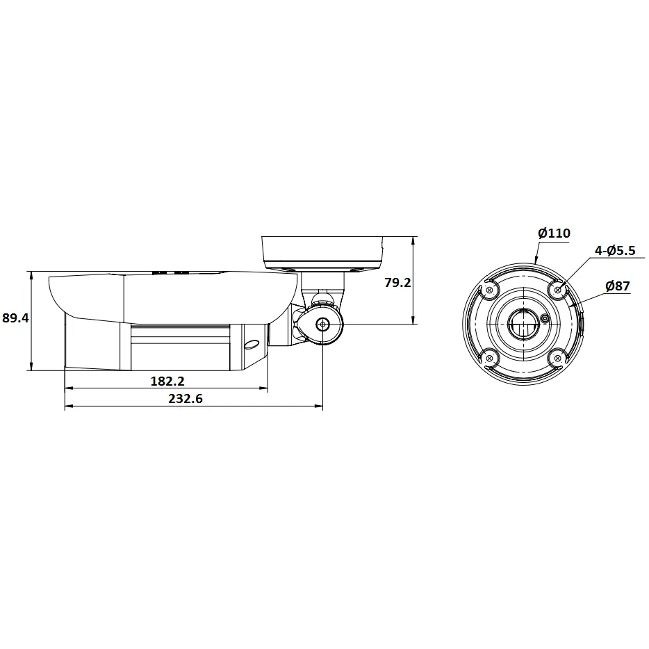 Проектная IP камера OMNY M54E 2812 уличная OMNY PRO серии Мира. 4Мп/25кс, H.265, управл. IR, моториз.объектив 2.8-12мм, PoE, EasyMic