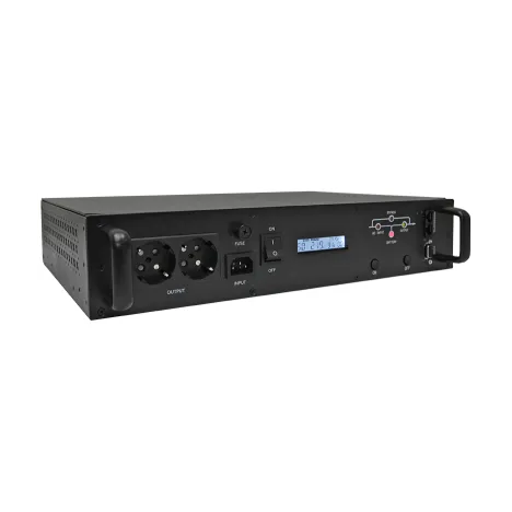 Источник бесперебойного питания Line-Interactive, 1000 VA, Rackmount LCD (чистый синус на выходе)