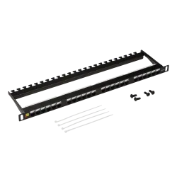 Патч-панель LANMASTER LAN-PPC24U5E 24 порта, UTP, кат.5E, 0.5U