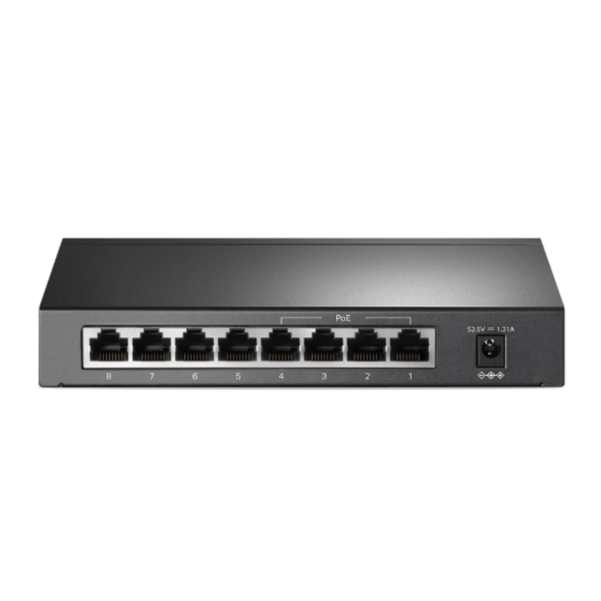 8-портовый настольный 10/100 Мбит/с коммутатор TP-Link TL-SF1008P с 4 портами PoE+
