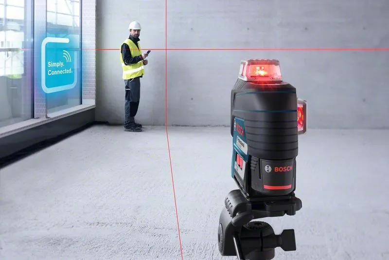 Лазерный уровень Bosch GLL 3-80 C + вкладка под L-BOXX (0.601.063.R00)