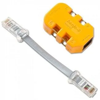 Fluke Networks 10230101 8-проводной встроенный в линию модульный адаптер с разъемом K-Plug