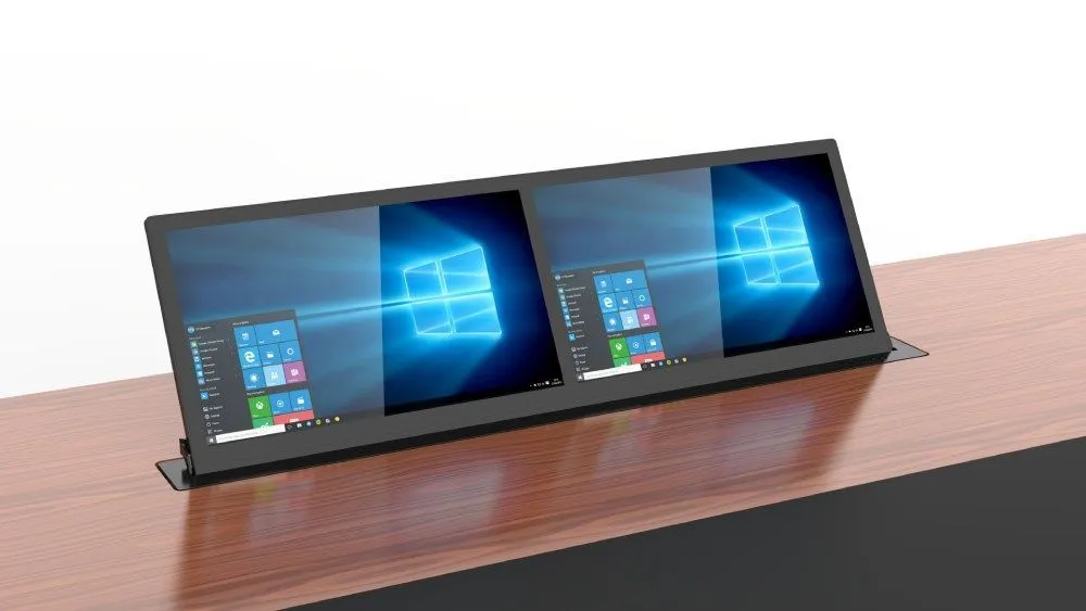 WR-17GD2 Touch (black) Два выдвижных монитора Genius Dual