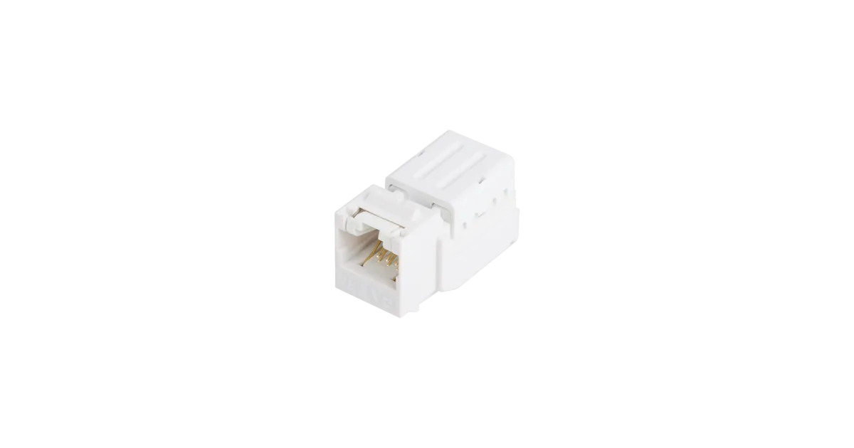 Модуль-вставка NIKOMAX типа Keystone NMC-KJUD2-ST-WT, Кат.5е (Класс D)