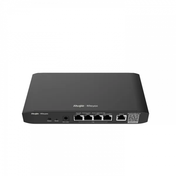 Облачный PoE маршрутизатор Ruijie Reyee RG-EG105G-P V2 5 х GbE, 4 PoE+, 54Вт