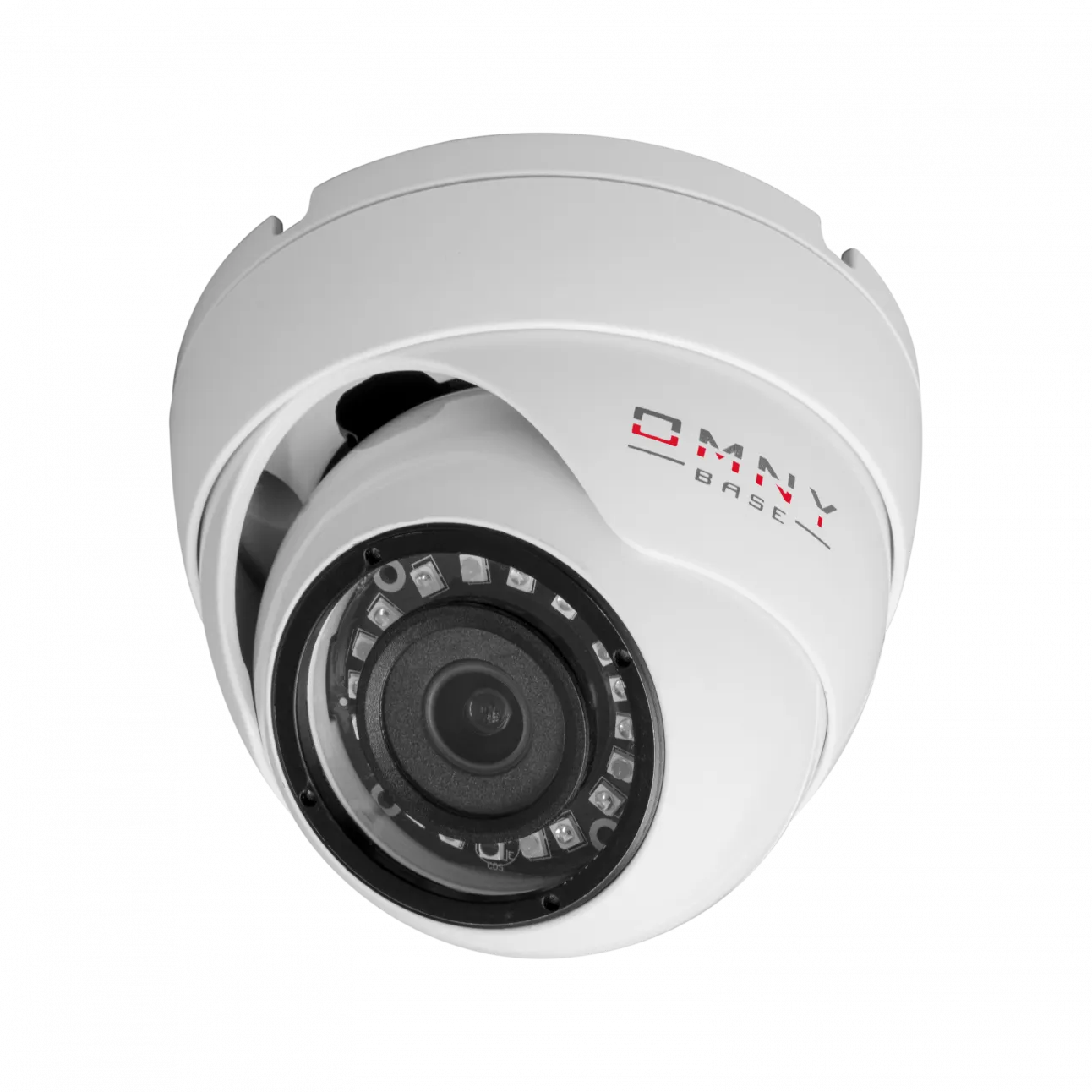 IP камера OMNY BASE miniDome5E-U v2 миникупольная 5Мп (2592x1944) 15к/с, 2.8мм, F1.8, 802.3af A/B, 12±1В DC, ИК до 25м, встр. микр, DWDR, USB2.0