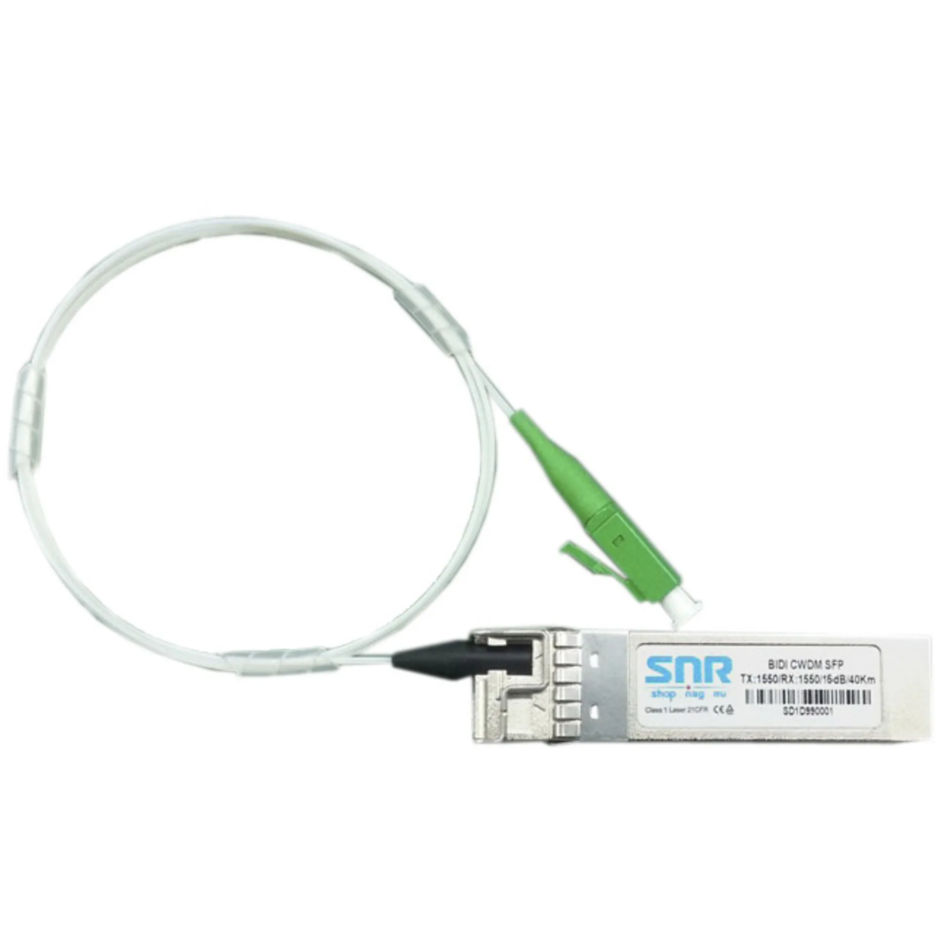 Модуль SFP CWDM оптический двунаправленный (BIDI), дальность до 40км (16dB), 1430нм