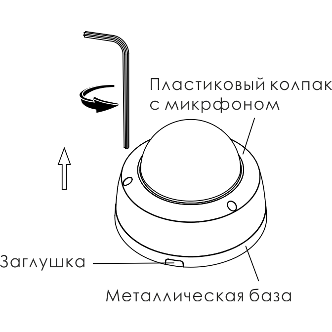 IP камера OMNY A12F 28 антивандальная купольная OMNY PRO серии Альфа, 2Мп c ИК подсветкой, 12В/PoE 802.3af, microSD, 2.8мм (имеет потертости)