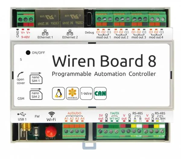 Контроллер для автоматизации Wiren Board 8.4