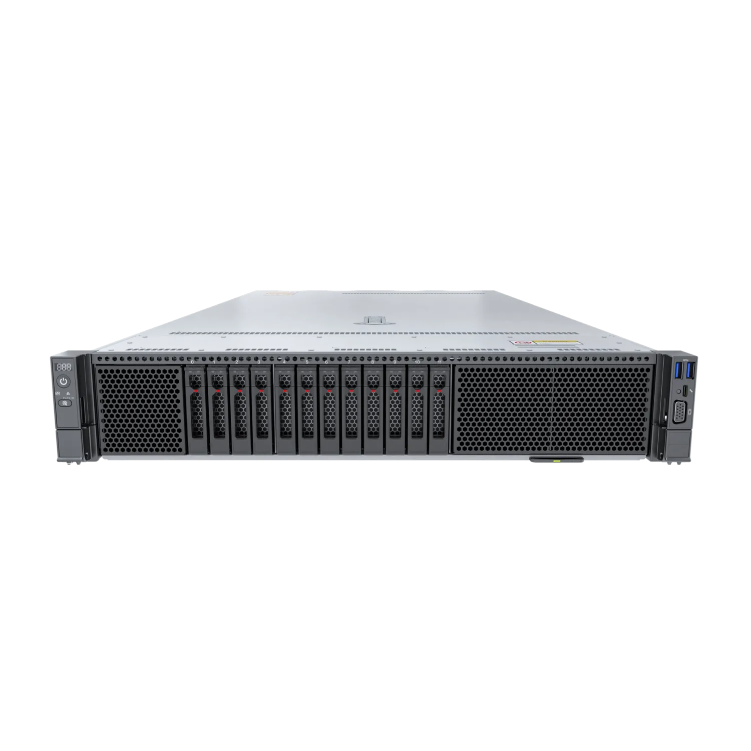 Серверная платформа xFusion 2488H V7, 2U, 4xScalable Gen4, 64xDDR5, 12xSFF SAS/SATA/NVMe, резервируемый БП