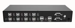 Восьмипортовый переключатель клавиатуры и мыши Evetron KM 8U2ASK
