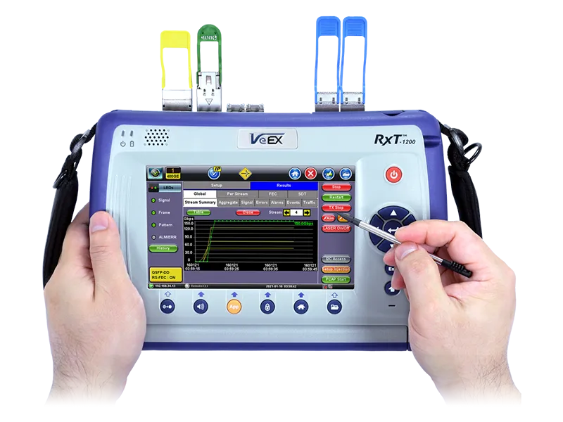 Универсальный тестовый модуль VeEX RXT-6400 400G PAM4