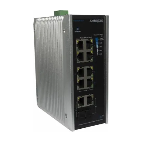 Уличный PoE коммутатор PUS-154-8-2i  8 10/100BASE-TX 802.3af&at+ 2Gb combo  расширенный диапазон температур, неуправляемый (некондиция)