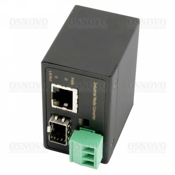 Промышленный миниатюрный медиаконвертер OSNOVO OMC-100-11X/I