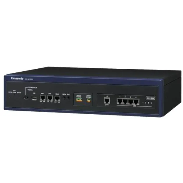 IP-АТС Panasonic KX-NS1000  с возможностью подключения до 600 внешних линий, до 1000 внутренних линий