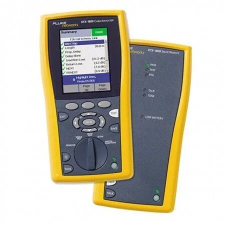 Fluke Networks DTX-1500 кабельный тестер для сертификации медных линий СКС