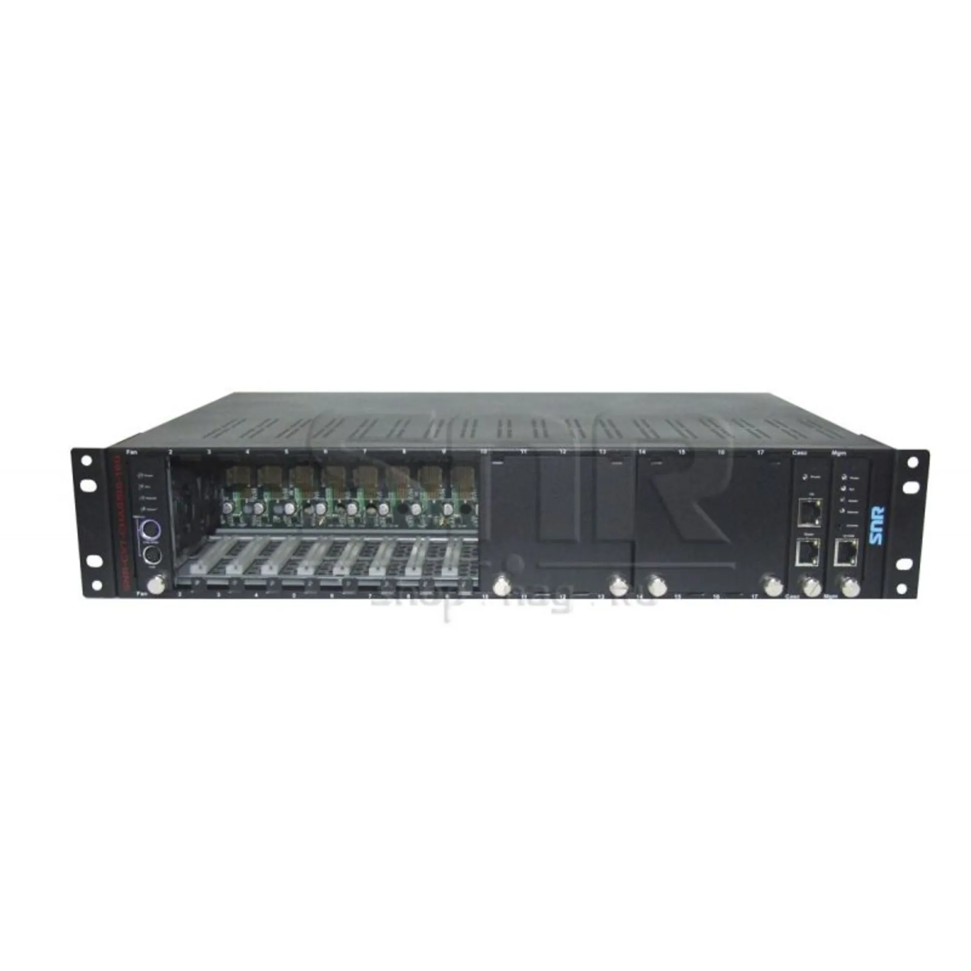 Шасси медиаконвертерное для установки 16-ти 10G карт 2U/19" 