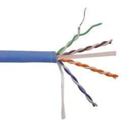 Кабель LANMASTER LAN-6EUTP-HFLT-BL UTP, 4x2, кат 6, 550Mhz, LSZH (HFLT), синий, 305 м