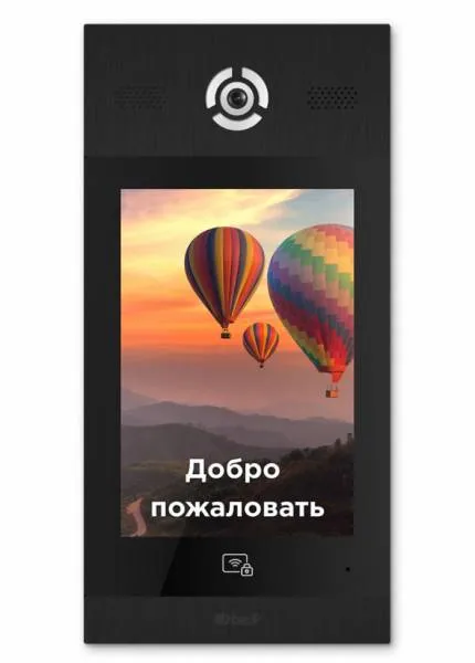 IP вызывная панель BAS-IP AA-14FT BLACK / SILVER