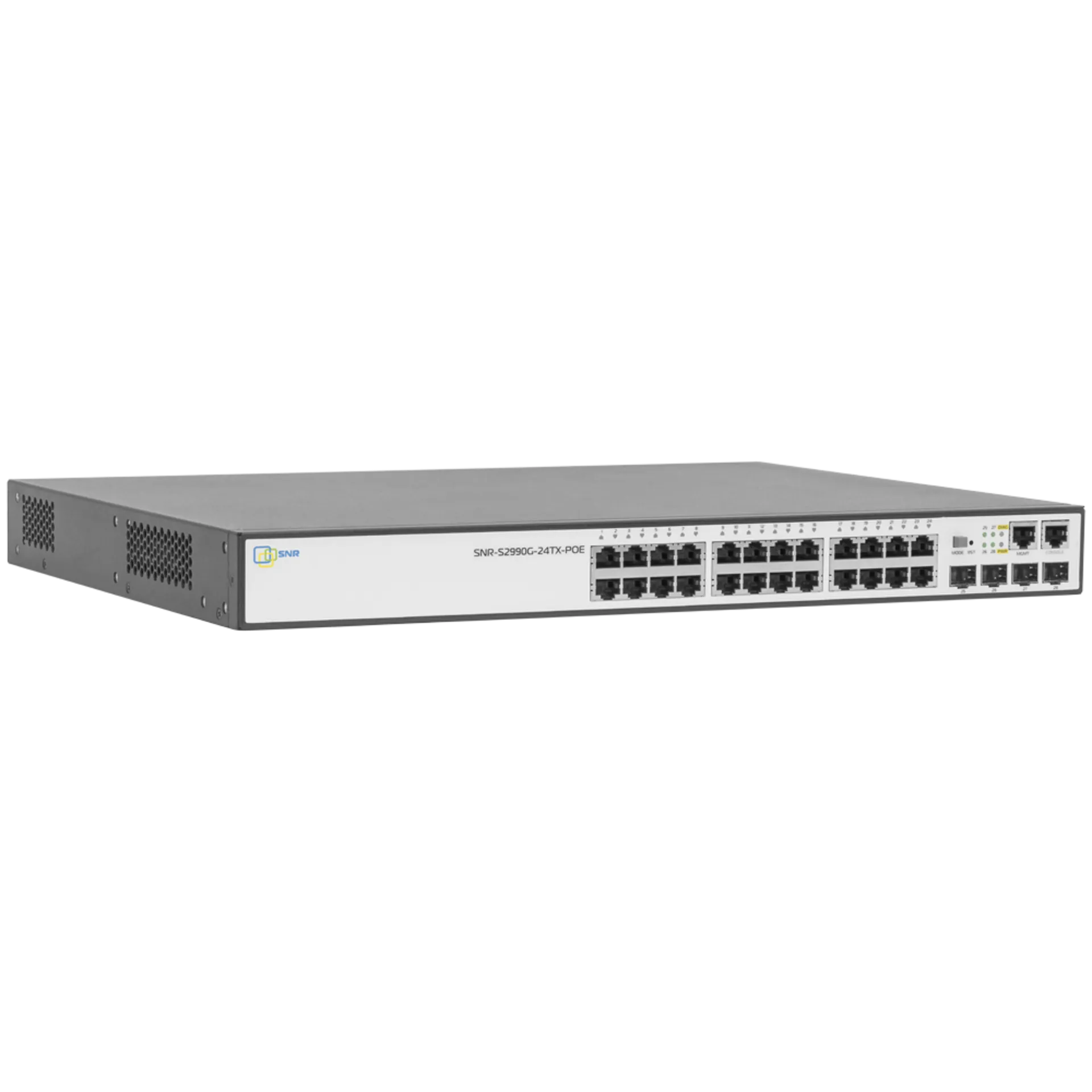Управляемый POE коммутатор уровня 2+ SNR-S2990G-24TX-POE