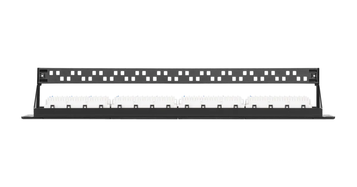 Коммутационная панель NIKOMAX 19" NMC-RP24UD2-AN-1U-BK, 1U