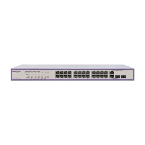 PoE коммутатор POWERTONE PUS-154-24-2L 26-портовый неуправляемый 802.3af 24*10/100BASE-TX + 2*1000 Комбо, 250Вт