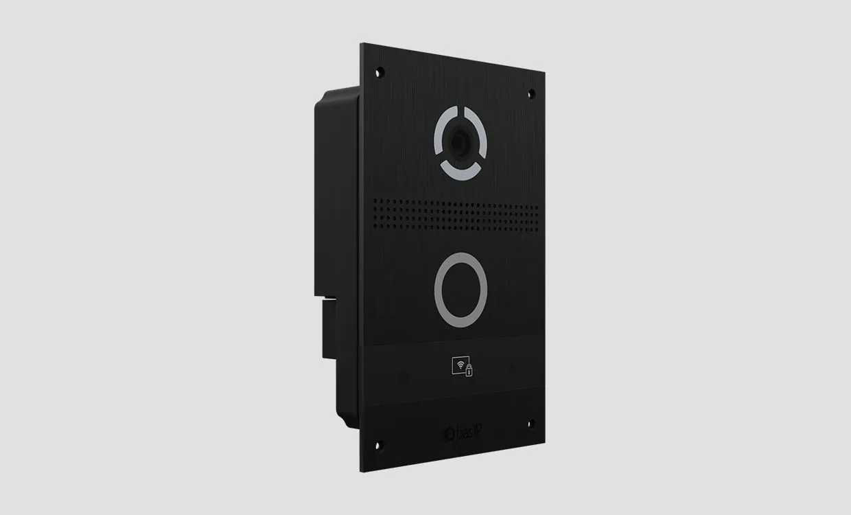 IP вызывная панель BAS-IP AV-08FT SILVER / BLACK