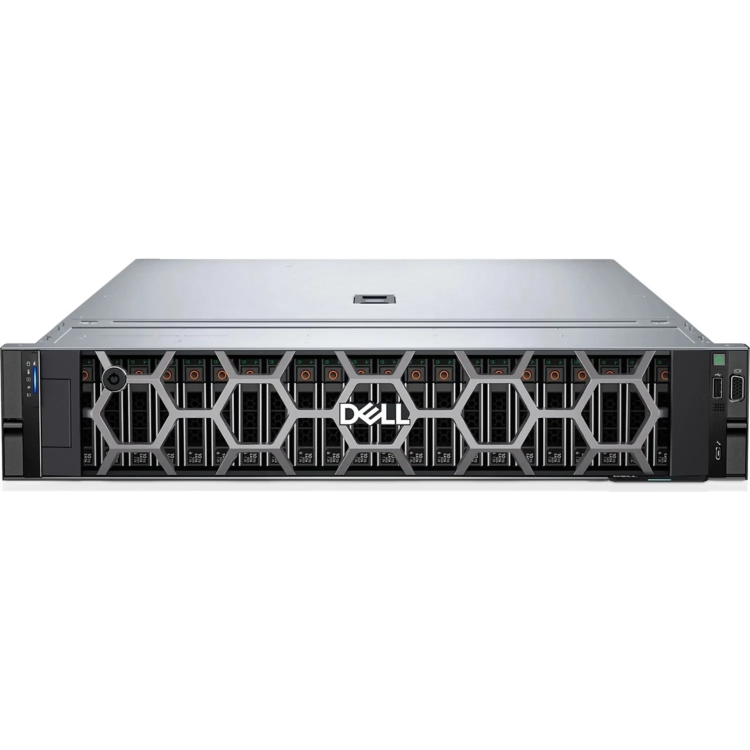 Сервер DELL PowerEdge R7625, 2 x AMD EPYC 9654, 2x1920GB SATA SSD, 1x960GB SATA SSD, PERC H755, 2x10/25G SFP+ B57414, Idrac9 Ent, Rail Kit