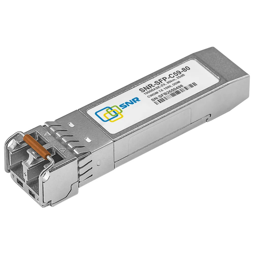 Модуль SFP CWDM оптический, дальность до 80км (25dB), 1590нм