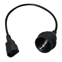 Переходник для NetPing PWR-220 с компьютерной розетки на обыкновенную