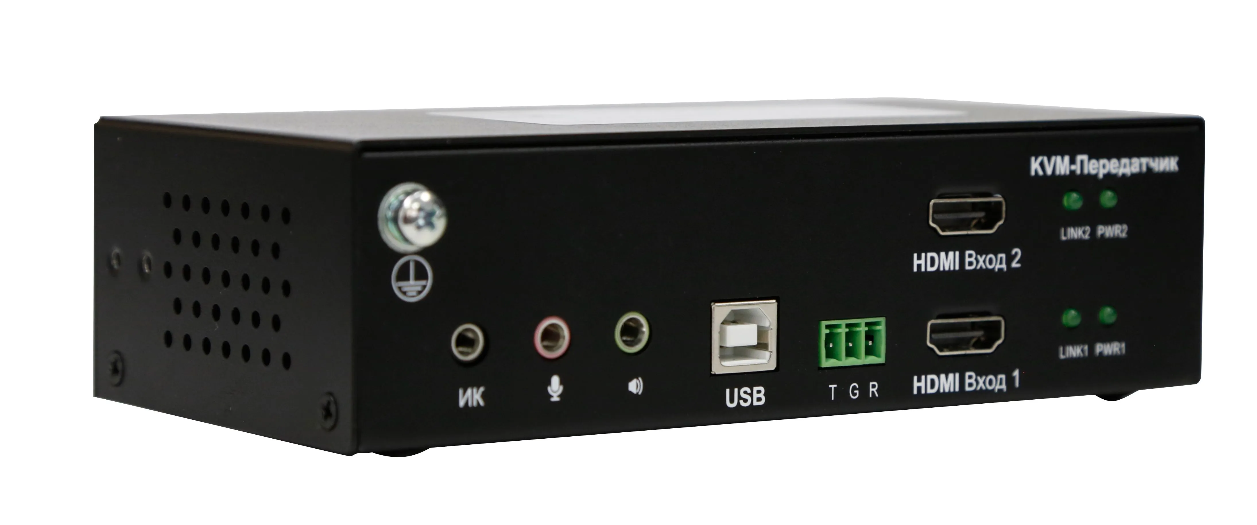 Двухмониторный HDMI KVM-удлинитель Evetron LHFC 2U2AR-SK-RED