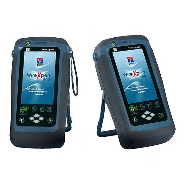 Softing WireXpert 500-PLUS - кабельный тестер для сертификации витой пары Class D, E, EA и CAT 5, 6, 6A с поддержкой оптических модулей