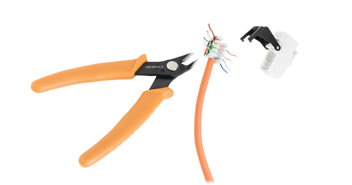 Кусачки NIKOMAX боковые электромонтажные прецизионные NMC-222