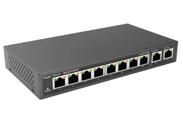 Коммутатор неуправляемый Ruijie Reyee RG-ES110D-P