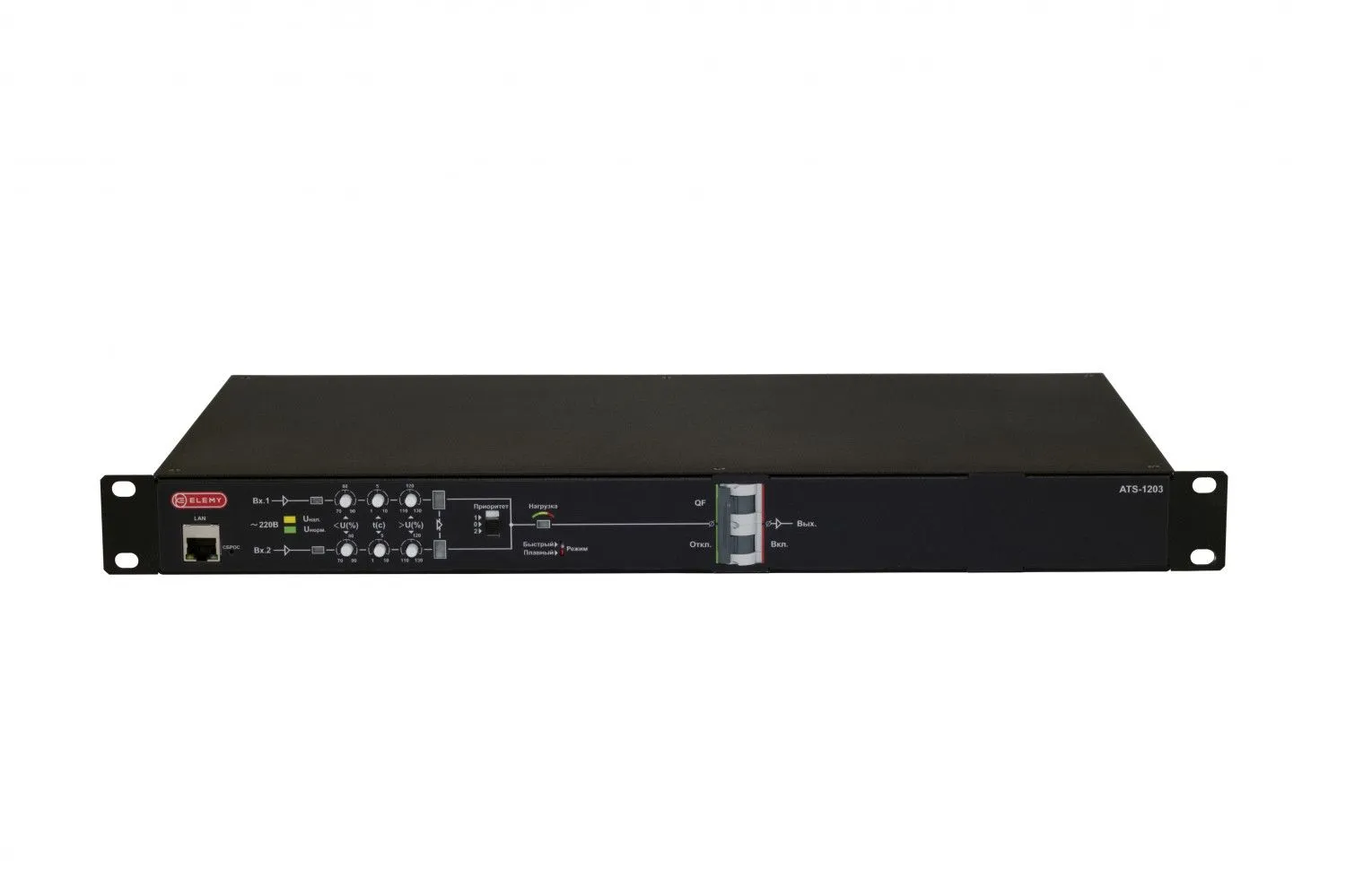 Elemy ATS-1203/16/S/E/DO Автоматический стоечный переключатель