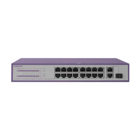 PoE коммутатор неуправляемый POWERTONE PUS-CT16-200R, 16x10/100BASE-TX 802.3af&at + 1хGb Combo + 1х10/100/1000BASE-TX, 200Вт