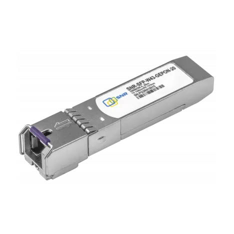 Оптический модуль SFP WDM GEPON, дальность до 20км (38dB), Tx/Rx: 1490/1310нм