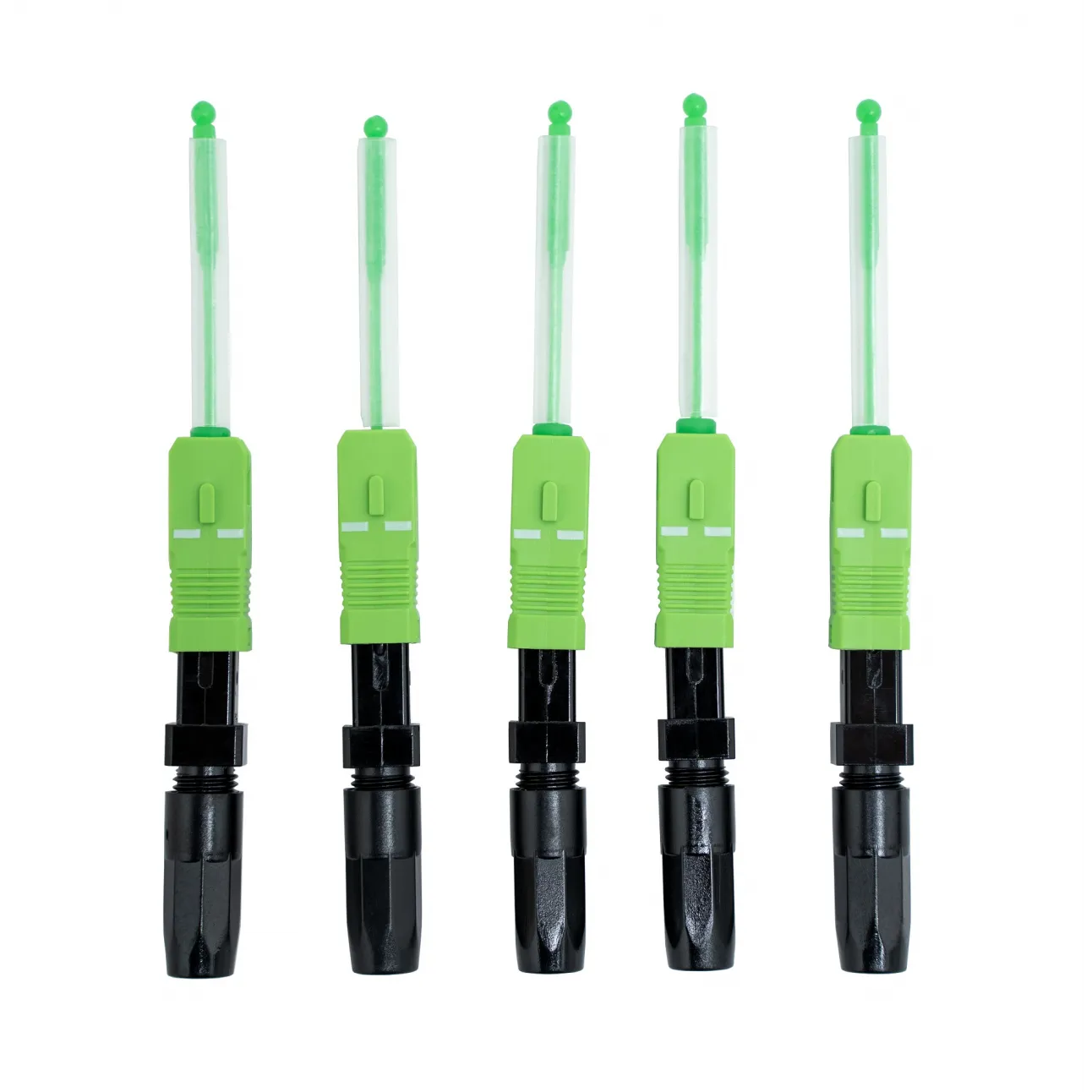 Разъем оптический FiberFox "Splice-On Connector" SC/APC для кабеля 2,0 х 3.0, уп. 5 шт.