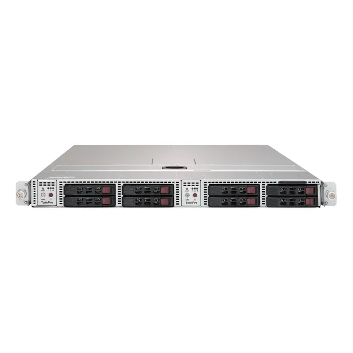 Платформа Supermicro 1U SYS-1029TP-DTR, до 4 процессоров Intel Xeon Scalable, DDR4, 8x2.5" HDD, 4x10GBase-T