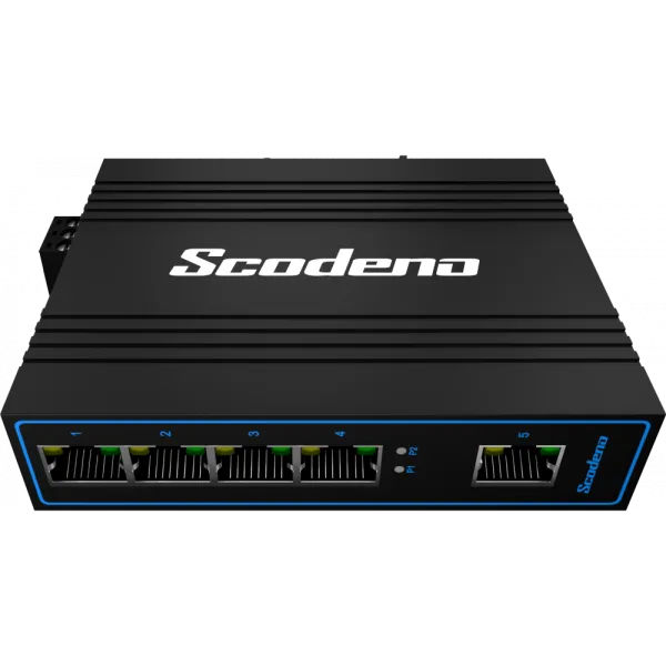 Промышленный PoE коммутатор Scodeno XPTN-9000-45-5TX 5x10/100 Base-T