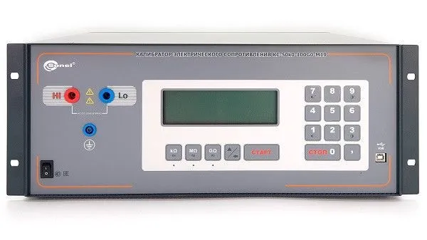 Калибратор электрического сопротивления Sonel КС-50k0-10G0-М19